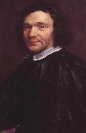 Portrait of a Man by Jacob Van Oost The Younger Oil Painting