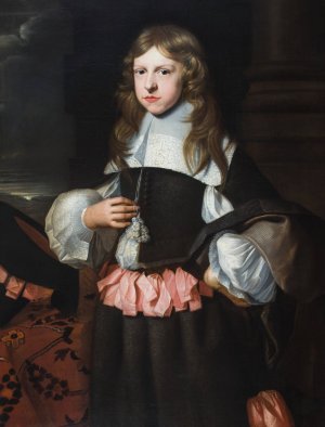Portret van Balthasar III Moretus by Jacob Van Reesbroeck Oil Painting