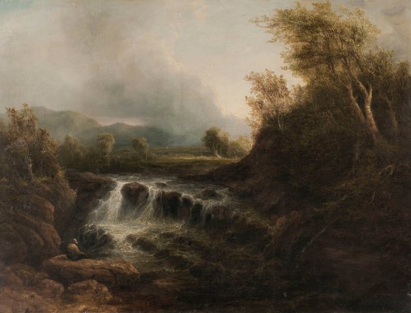 Main Product Photo of Paysage Norvegien  Painting by Jacob Van Ruisdael