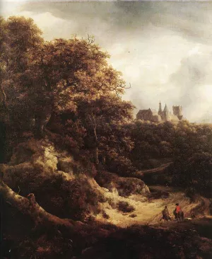 The Castle at Bentheim painting by Jacob Van Ruisdael