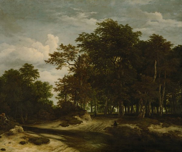 Main Product Photo of The Great Forest Painting by Jacob Van Ruisdael