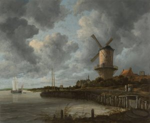 The Windmill at Wijk bij Duurstede by Jacob Van Ruisdael Oil Painting