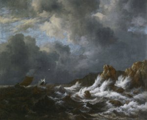 View from the Coast of Norway by Jacob Van Ruisdael Oil Painting