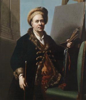 Self Portrait by Jacob Van Schuppen Oil Painting