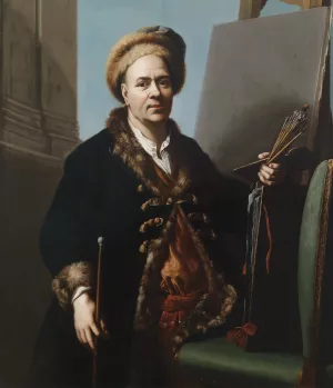 Self Portrait by Jacob Van Schuppen Oil Painting