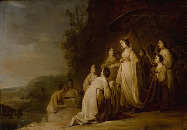 The Finding Of Moses by Jacob Willemsz De Wet - Hand-Painted Oil Painting Reproduction