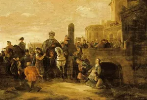 The Triumph of Mordechai by Jacob Willemsz De Wet The Elder Oil Painting