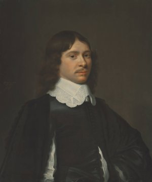 Portrait of a gentleman by Jacob Willemsz Delff The Younger Oil Painting