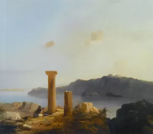 A Moments Rest by Jacobus Alburtus Michael Jacobs Oil Painting