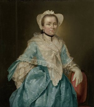 Portrait of Elisabeth Troost by Jacobus Buys Oil Painting