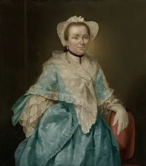 Portrait of Elisabeth Troost by Jacobus Buys Oil Painting