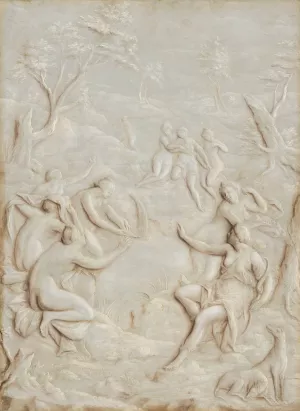 Diana and Callisto by Jacobus Kellner Oil Painting