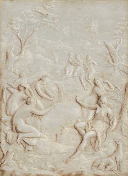 Main Product Photo of Diana and Callisto  Painting by Jacobus Kellner