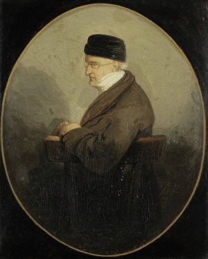 David Pierre Giottino Humbert de Superville by Jacobus Ludovicus Cornet Oil Painting