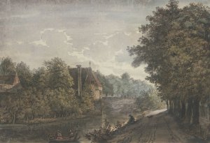 Aan de Stadt Muur tot Utrecht by Jacobus Van Liender Oil Painting