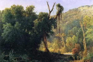 A West Virginia Forest Oil painting by Jacobus Van Starkenborgh