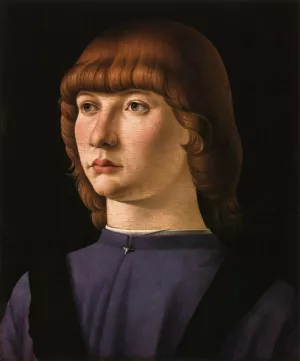 Portrait of a Boy by Jacometto Veneziano - Oil Painting Reproduction
