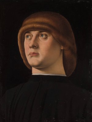 Portrait of a Young Man by Jacometto Veneziano Oil Painting