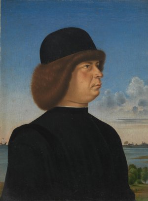 Portrait of Alvise Contarini Oil painting by Jacometto Veneziano