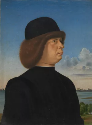 Portrait of Alvise Contarini by Jacometto Veneziano Oil Painting