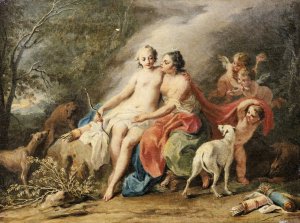 Diana And Callisto by Jacopo Amigoni Oil Painting