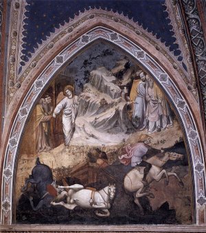 Liberation of the Companions of St James Oil painting by Jacopo Avanzi