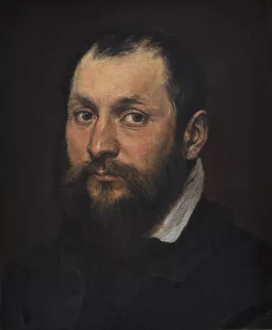 Portrait of a Man by Jacopo Bassano Oil Painting