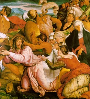 The Way to Calvary by Jacopo Bassano - Oil Painting Reproduction
