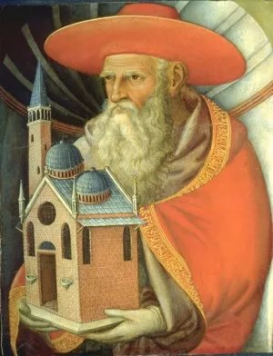 Der heilige Hieronymus by Jacopo Bellini - Oil Painting Reproduction