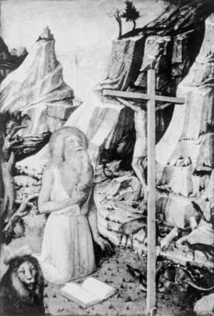 Heiliger Hieronymus in der Waste by Jacopo Bellini Oil Painting