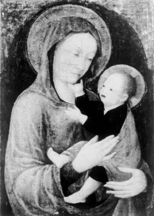 Madonna mit dem Kind by Jacopo Bellini - Oil Painting Reproduction