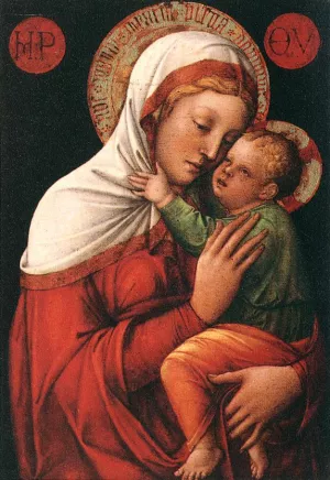 Madonna with Child by Jacopo Bellini - Oil Painting Reproduction
