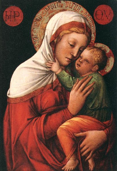 Madonna with Child by Jacopo Bellini - Hand-Painted Oil Painting Reproduction