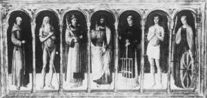 Sieben Heilige by Jacopo Bellini Oil Painting