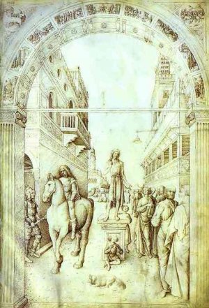St. John the Baptist Preaching by Jacopo Bellini Oil Painting