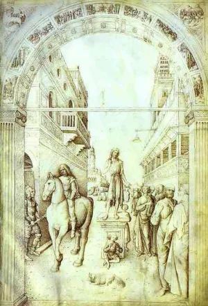 St. John the Baptist Preaching by Jacopo Bellini Oil Painting