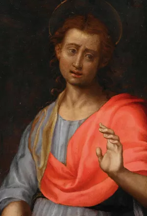 Saint John the Evangelist Oil painting by Jacopo Carucci, Called Pontormo