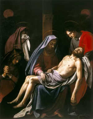 Deposition by Jacopo Da Empoli - Oil Painting Reproduction