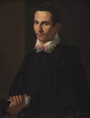 Portrait of a Man by Jacopo Da Empoli Oil Painting
