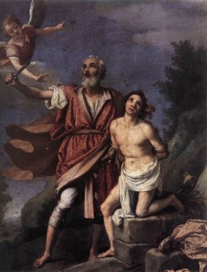 Sacrifice of Isaac Oil painting by Jacopo Da Empoli