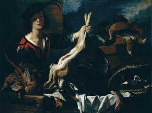 Still-Life with Games Oil painting by Jacopo Da Empoli