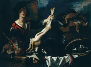 Still-Life with Games by Jacopo Da Empoli Oil Painting