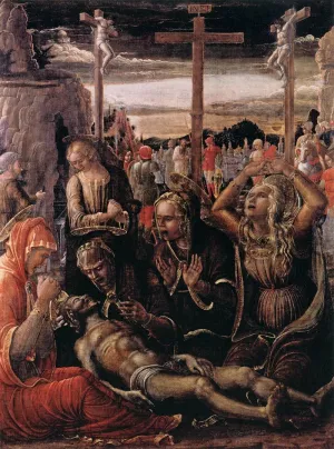 Lamentation of Christ by Jacopo Da Montagnana Oil Painting