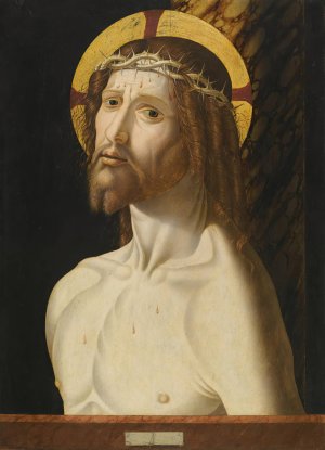 Christ At The Column by Jacopo Da Valenza Oil Painting