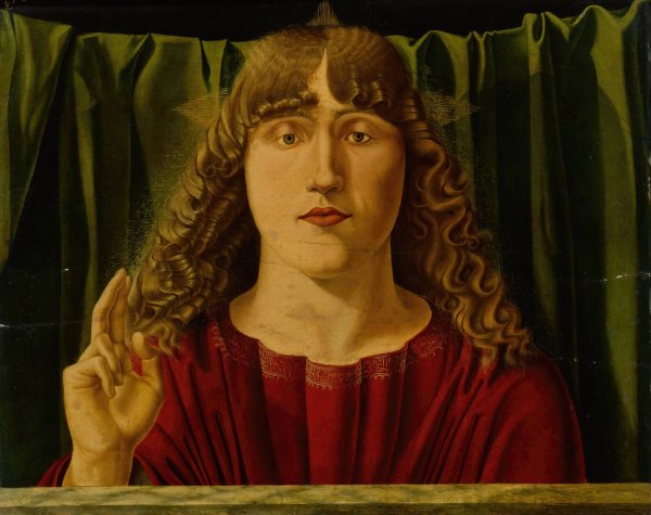 The Blessing Christ by Jacopo Da Valenza - Hand-Painted Oil Painting Reproduction
