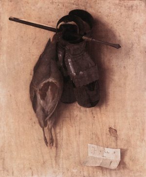 Still-Life with Partridge and Iron Gloves