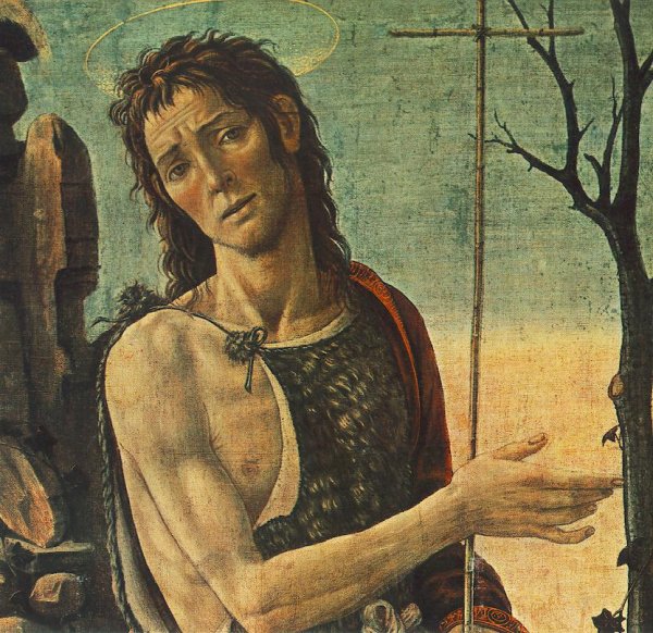 St John the Baptist Detail by Jacopo Del Sellaio - Hand-Painted Oil Painting Reproduction