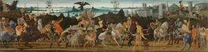 Tarquinius Priscus Entering Rome by Jacopo Del Sellaio Oil Painting