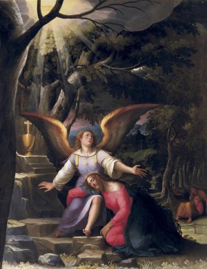 Agonia Nel Giardino by Jacopo Ligozzi Oil Painting