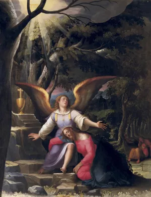 Agonia Nel Giardino by Jacopo Ligozzi Oil Painting